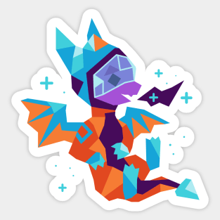 Space Spyro Sticker